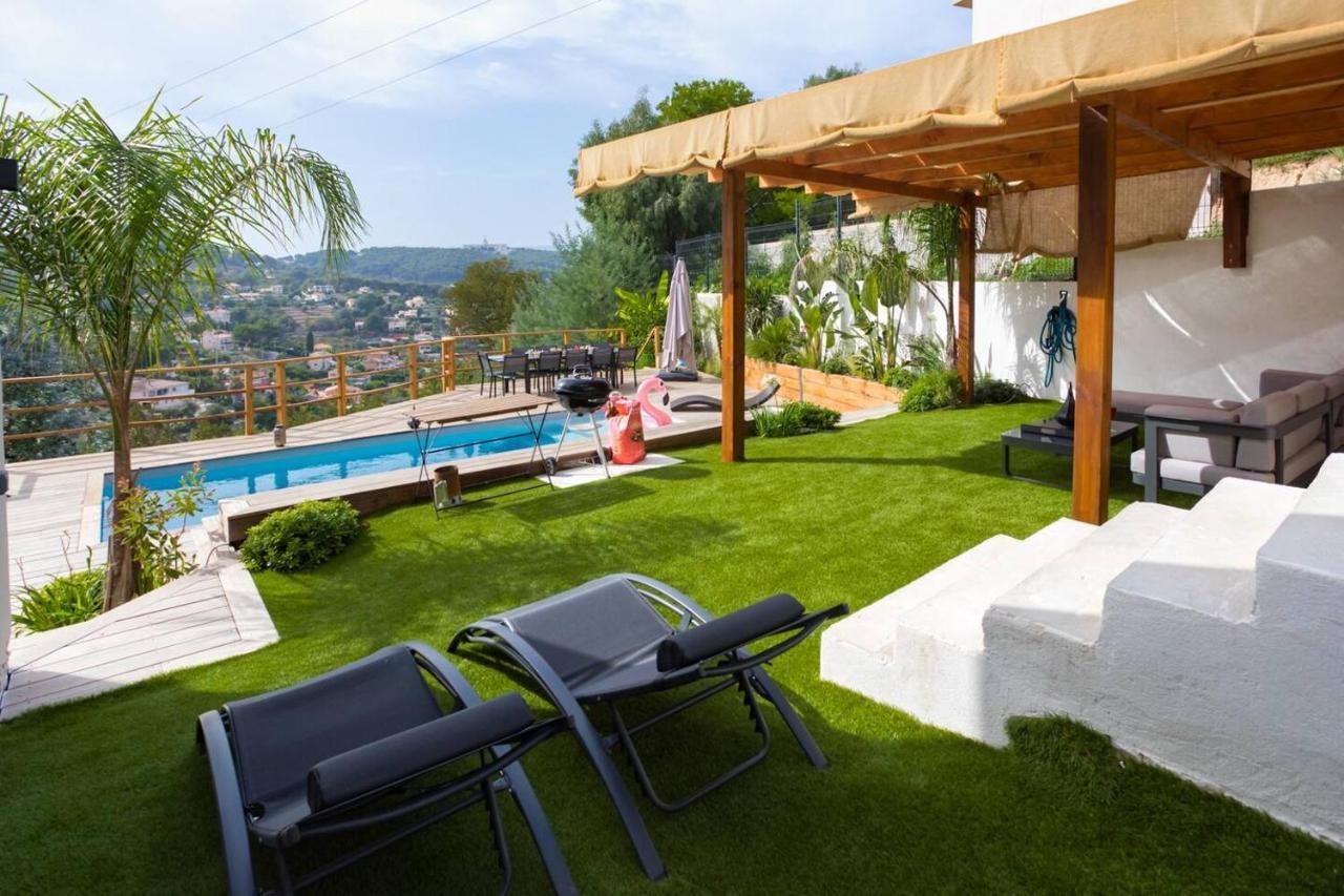 Modern Super-cannes Heated Pool, Parking, Clim, 7 Min To Cannes * Vallauris