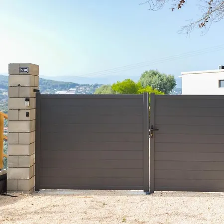 Villa Modern Super-Cannes Heated Pool, Parking, Clim, 7 Min To Cannes Beach Vallauris Exterior foto