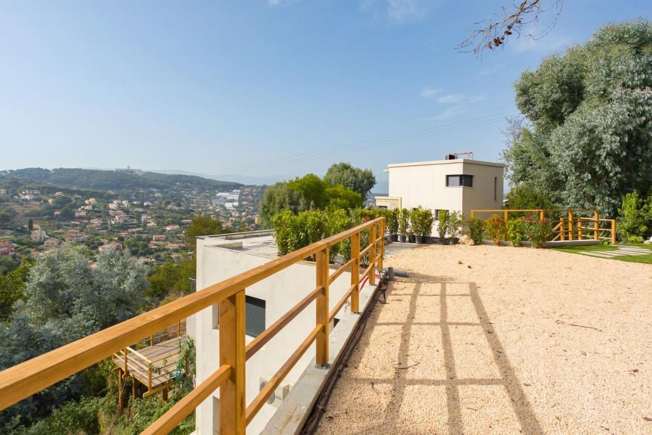 Villa Modern Super-cannes Heated Pool, Parking, Clim, 7 Min To Cannes *