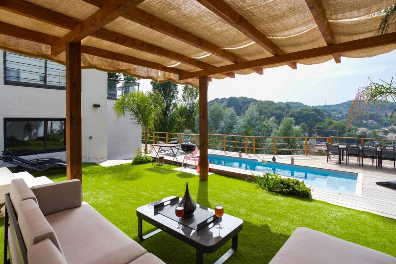 Modern Super-cannes Heated Pool, Parking, Clim, 7 Min To Cannes * Vallauris