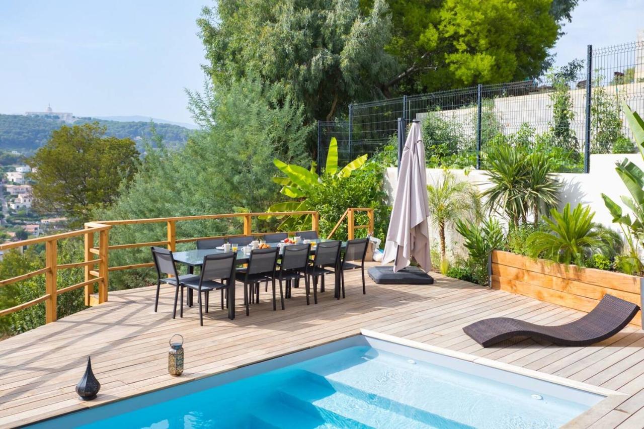 Modern Super-cannes Heated Pool, Parking, Clim, 7 Min To Cannes